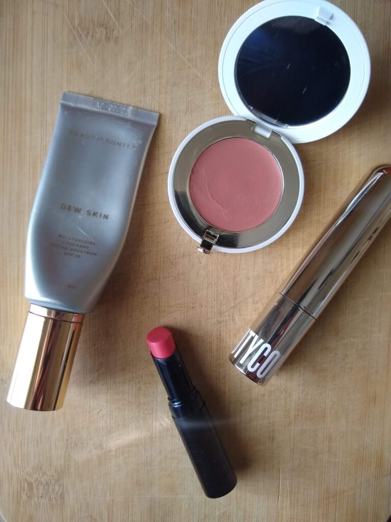 dew skin tinted moisturizer and other beautycounter products 